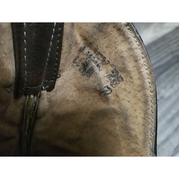 Mens Genuine Python Quality Handcrafted Western Brown Longhorn Boots Size 7 main image 12
